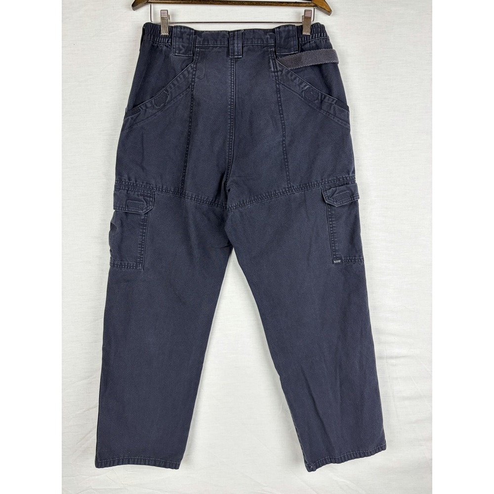 5.11 Tactical Mens Cargo Pants‎ Navy Blue Utility Work Trousers 32 x 29 - Picture 5 of 11